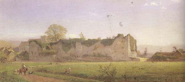 Henry George Hine,RI Amberley Castle (mk46) oil painting picture